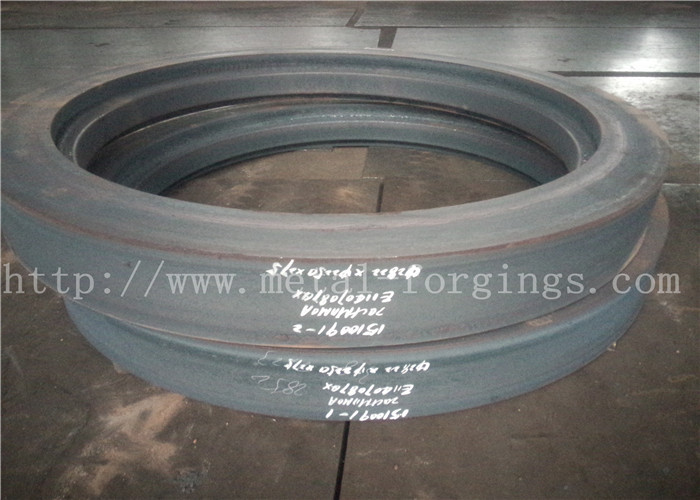 De Ringen die van het Koolstofstaalsmeedstukken van AISI ASTM DIN CK53 BS060A52 XC 48TS Certificaat 3.1 smeden